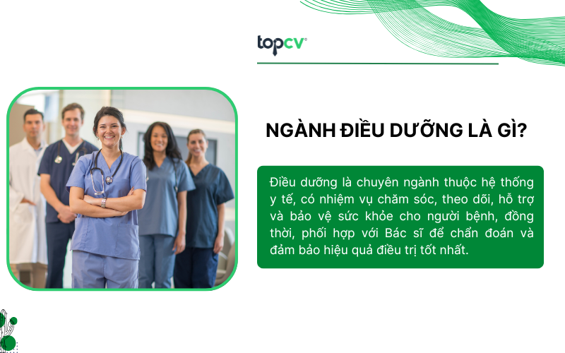 Điều dưỡng là chuyên ngành thuộc hệ thống y tế